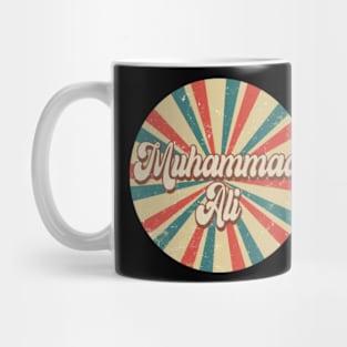 Circle Design Muhammad Proud Name Birthday 70s 80s 90s Mug